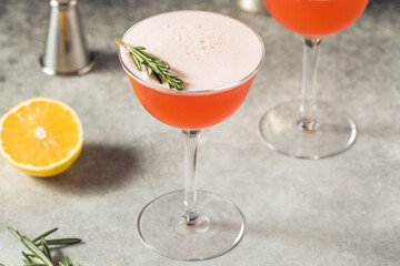 Boozy Refreshing Winter Sour Cocktail