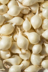 Raw White Organic Pearl Onions