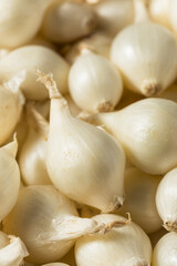 Raw White Organic Pearl Onions