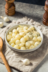 Homemade Creamy Creamed Pearl Onions