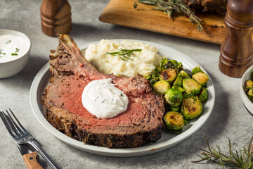 Homemade Standing Prime Rib Beef Roast