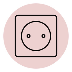 electrical socket icon