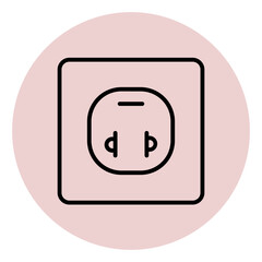 electrical socket icon