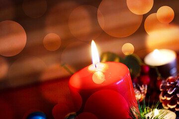 sfondo, natale, addobbi, decorazioni