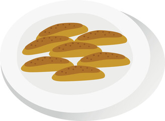 Traditional portuguese christmas cake - Broas