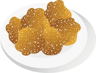 Traditional portuguese christmas cake - sonhos