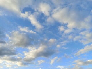 blue sky with clouds