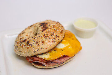 Breakfast Bagel Sandwich
