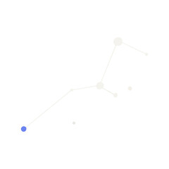 Star constellation line art illustration