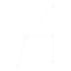 Star constellation line art illustration