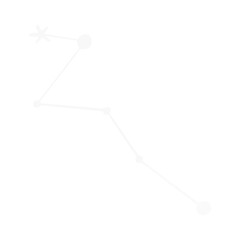Star constellation line art illustration