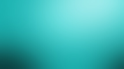 Turquoise background. Minimalist colored background. Turquoise gradient wall background. Abstract elegant design. Clean photo shot studio. Turquoise wall texture.