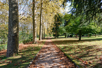 Autumn in Loyola, Azpeitia, Guipuzcoa, Basque Country, Euskadi, Euskal Herria, Spain.