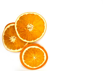 Dried orange slices.
