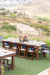 Wedding Dinner Table Setting