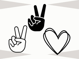 Peace Signs, Peace Symbols, Peace Silhouette