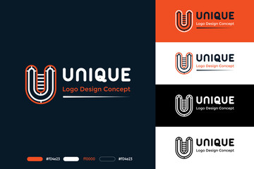 U Logo Branding
