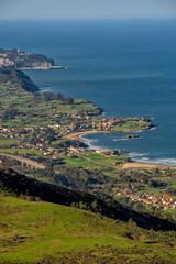 General view of the town La Isla in Spain