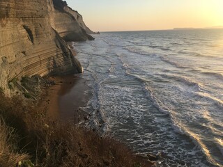 Cliffs on corfu