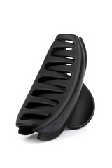 the black hair-clips (claw clip) isolated on the white background