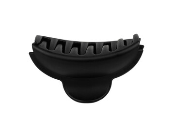 the black hair-clips (claw clip) isolated on the white background