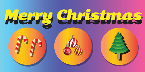 Christmas celebrated every 25th December each year. Merry Christmas and Happy New Year. Happy Holiday