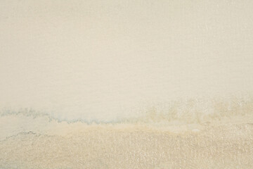 Modern watercolor and Acrylic smear blot painting paper. Abstract texture beige color stain brushstroke paper background.