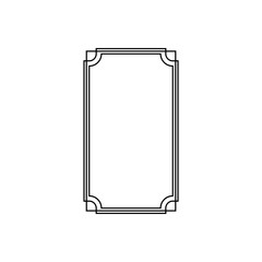 Art deco golden frames decorations, Golden art deco ornaments, retro geometric ornamental frame - classic luxurious gold frames, wedding invitation, celebration event