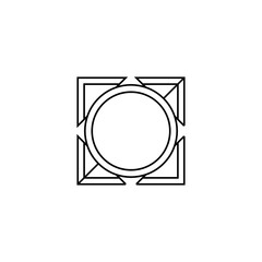 Art deco golden frames decorations, Golden art deco ornaments, retro geometric ornamental frame - classic luxurious gold frames, wedding invitation, celebration event