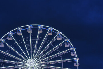 ferris wheel at night
