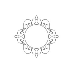 Vintage Badge Logo Design - Vector Stamp, old classic style illustration for apparel brand, restaurant, bistro, barber shop