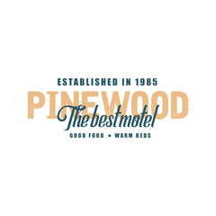 Vintage Badge Logo Design - Vector Stamp, old classic style illustration for apparel brand, restaurant, bistro, barber shop