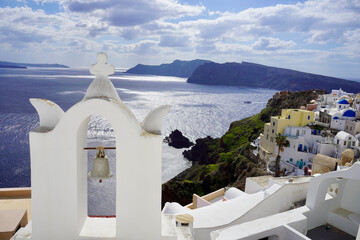 The church bell of Santorini, Greece