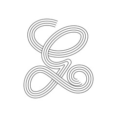 Obraz premium Letter G Logo Lettermark G Monogram - Typeface Type Emblem Character Trademark