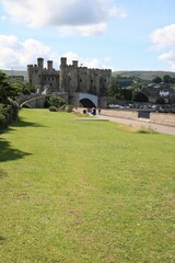 Fototapeta na wymiar View to Conwy Castle, Wales United Kingdom