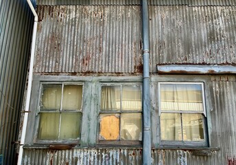 old wooden windows