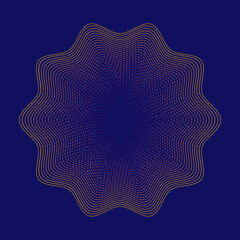 OpArt Optical Illusion Logo Abstract Design, Abstract art illustration with black and white stripes, pattern background