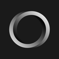 Vortex Spiral logo abstract circle shape - spiral motion twirl twist curve rotation spin whirlpool radial warp geometric shape for businesses - spinning circle