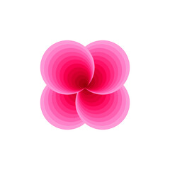 Flower Logo Illustration - Nature wedding bloom blossom garden Hawaii art exotic tropical flora