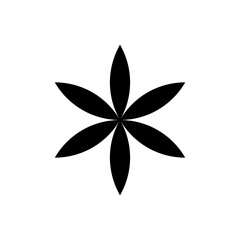 Flower Logo Illustration - Nature wedding bloom blossom garden Hawaii art exotic tropical flora