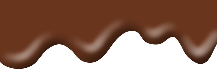 Dripping ice cream borders. Frosting effect. PNG images. NO background. 
