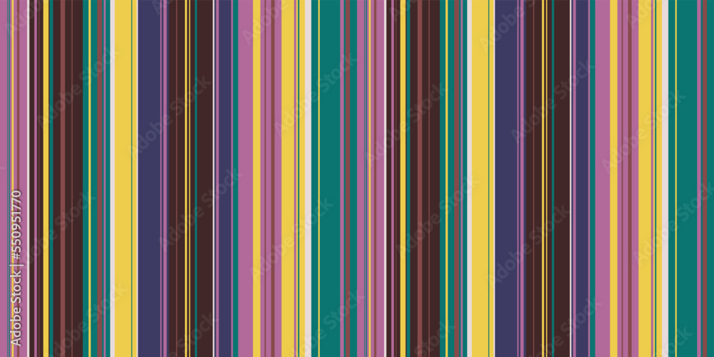 Poster Simple stripes are colored and vertical. Seamless pattern, suitable for print and application on the surface of the interior or decor.