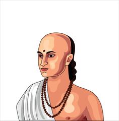 Aryabhatta vector illustration 