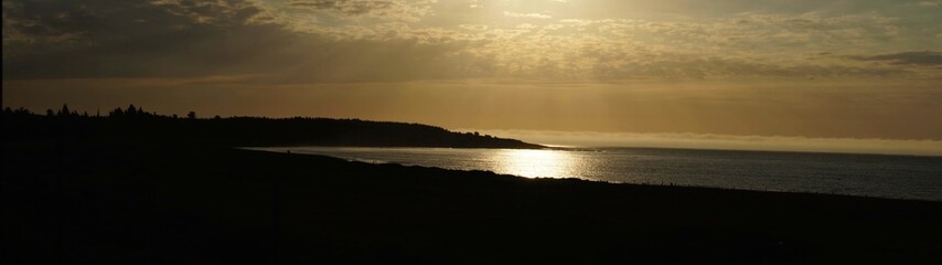 atardecer en el mar