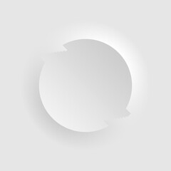 Abstract logo - geometric shape futuristic illustration liquid geometry technology tech flux twist warp fantasy