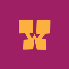 Letter W Logo Lettermark W Monogram - Typeface Type Emblem Character Trademark