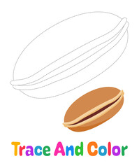Dorayaki in flat style isolated