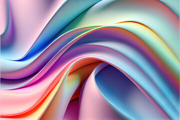 abstract pastel colorful background with fabric blanket silk waves as wallpaper header