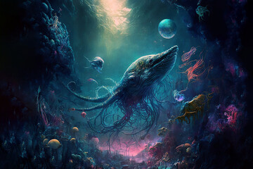 Underwater Sea Landscape