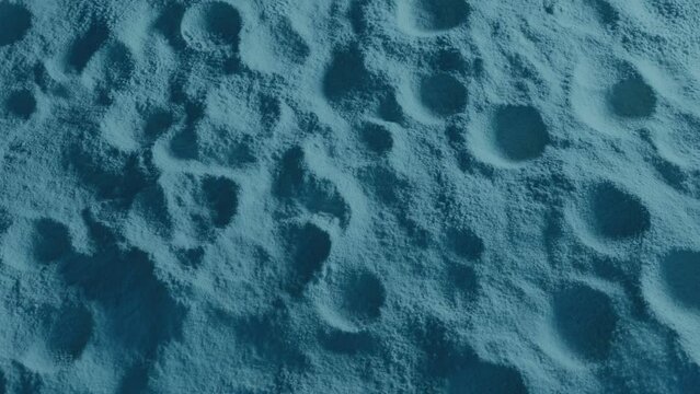 Moving Slowly Over Lunar Surface